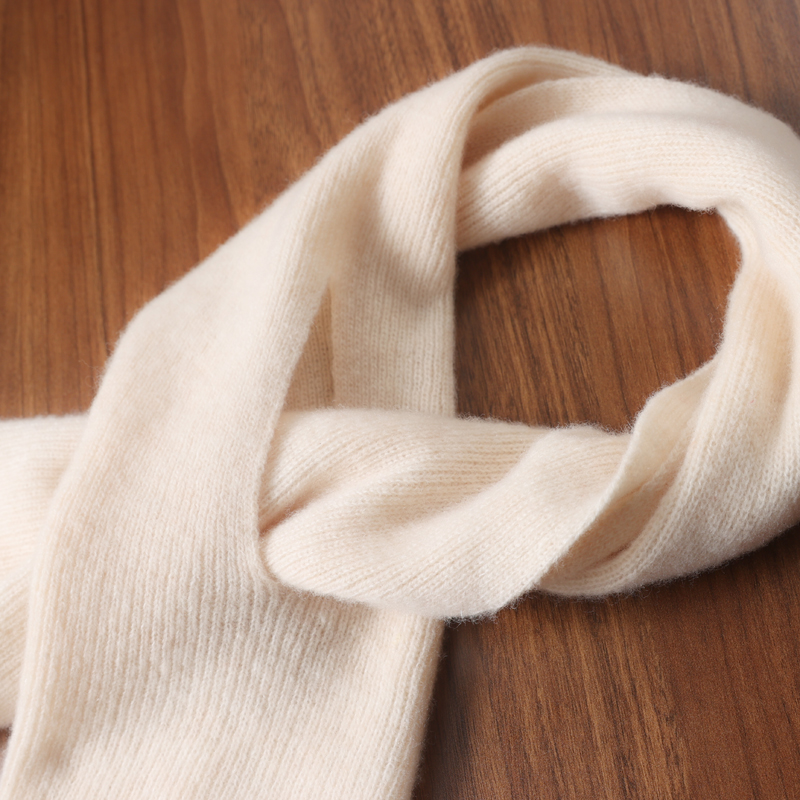 Wool Scarf Men - Nouveau tricoté croix creux écharpe 100%