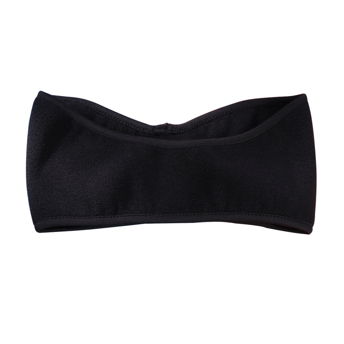 Fleece Ear Warmer Band - Bandeau chauffe-oreilles unisexe noir d'hiver en