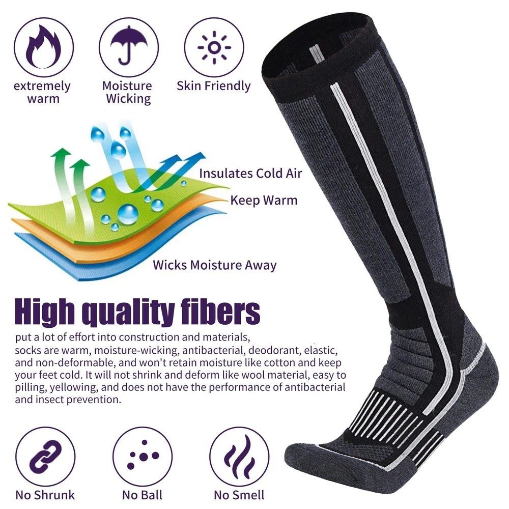 XQQMXX-Chaussettes de ski en l - Thermal Sock Wool avis et prix