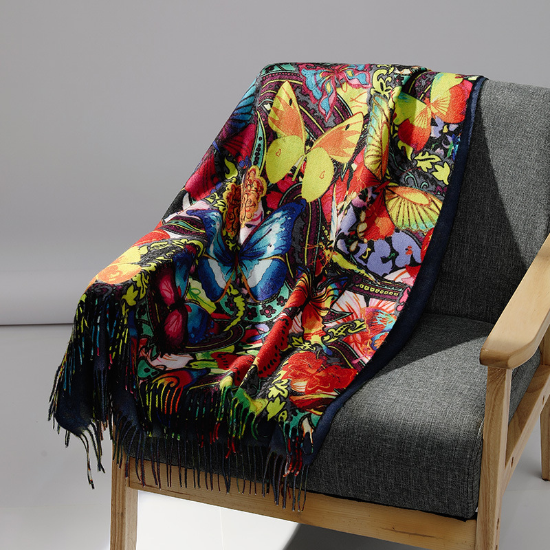 Marque de luxe peinture à l'hu - Wool Scarf Men avis et prix